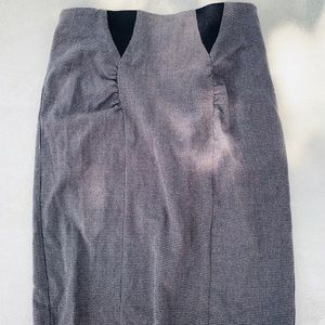 Patterned Work Skirt